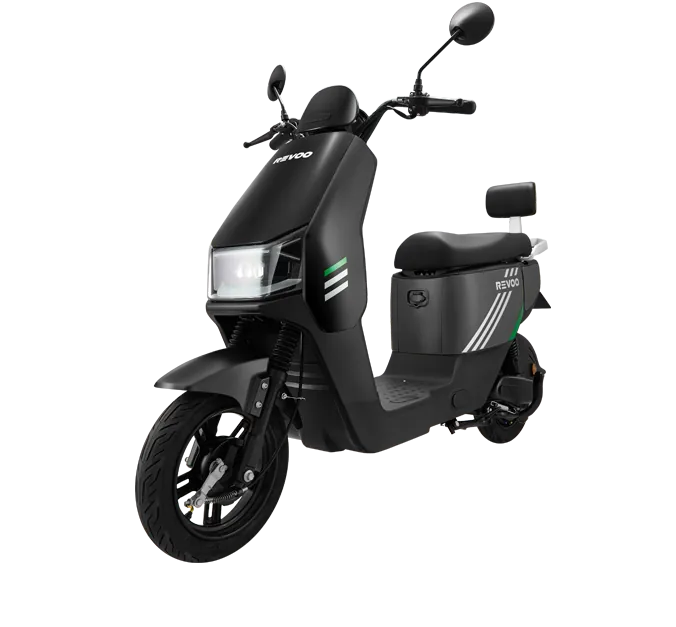 Revoo A10, front three quarter view, Pearl White