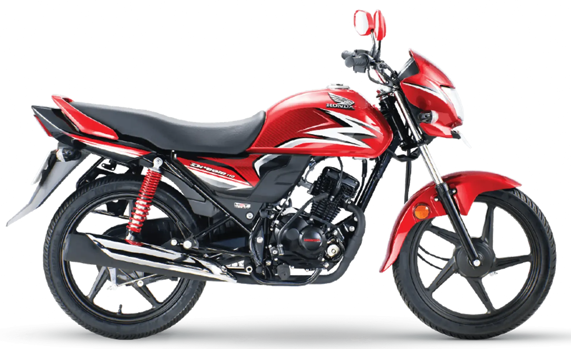 Honda Dream 110, front three-quarter view