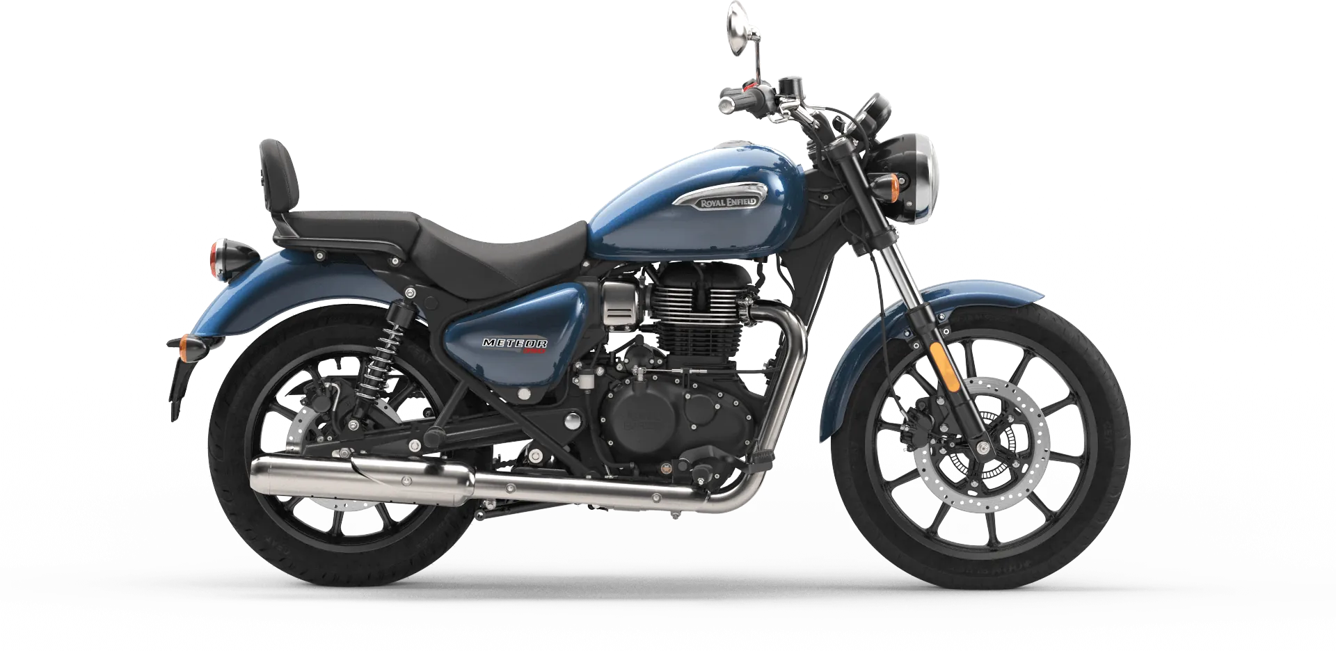Royal Enfield Meteor 350, front three-quarter view