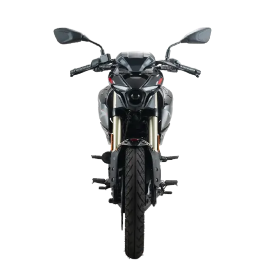 Bajaj Pulsar N160, front three-quarter view