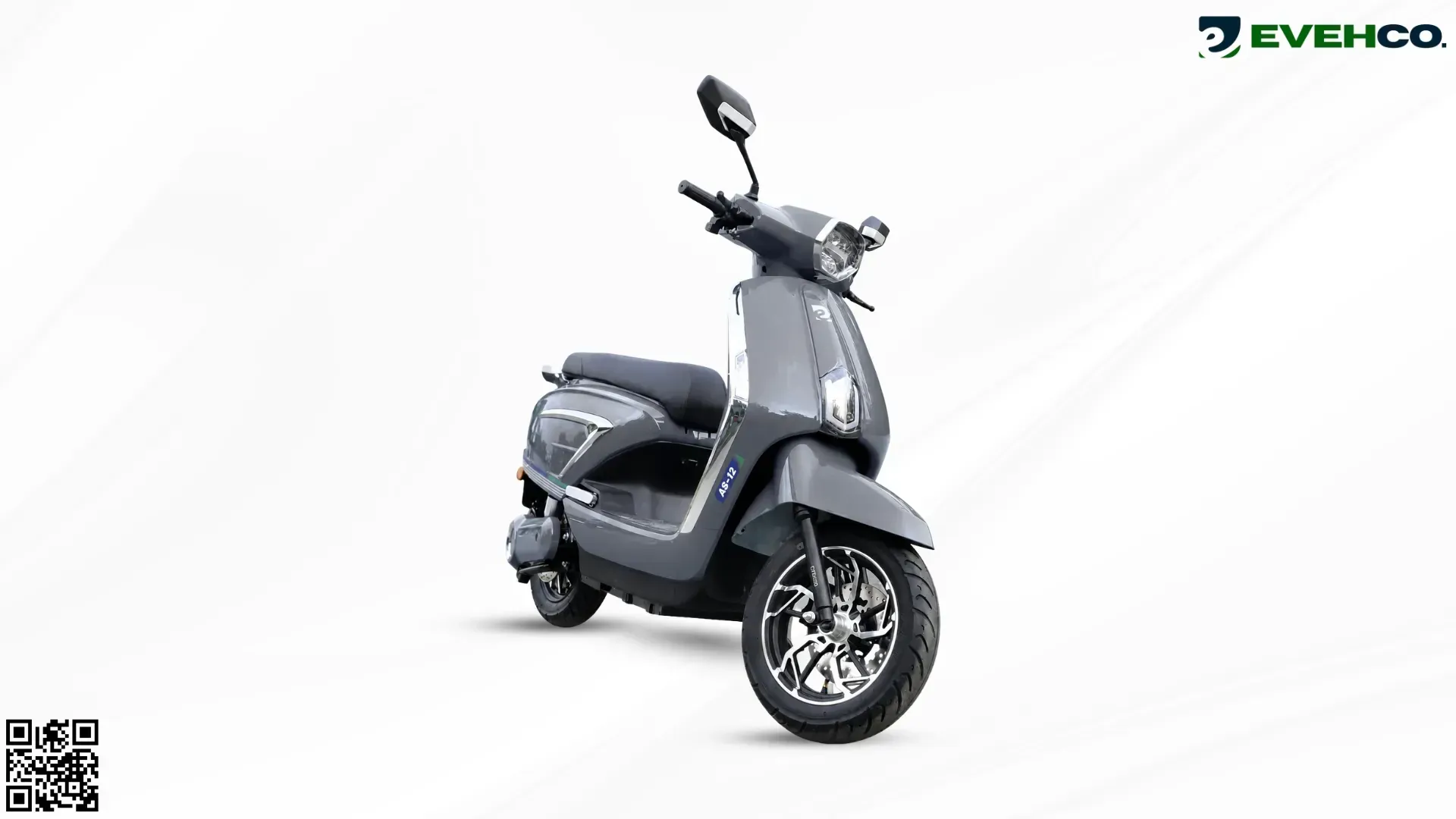 EVEHCO AS-12 New, front three quarter view, Gray