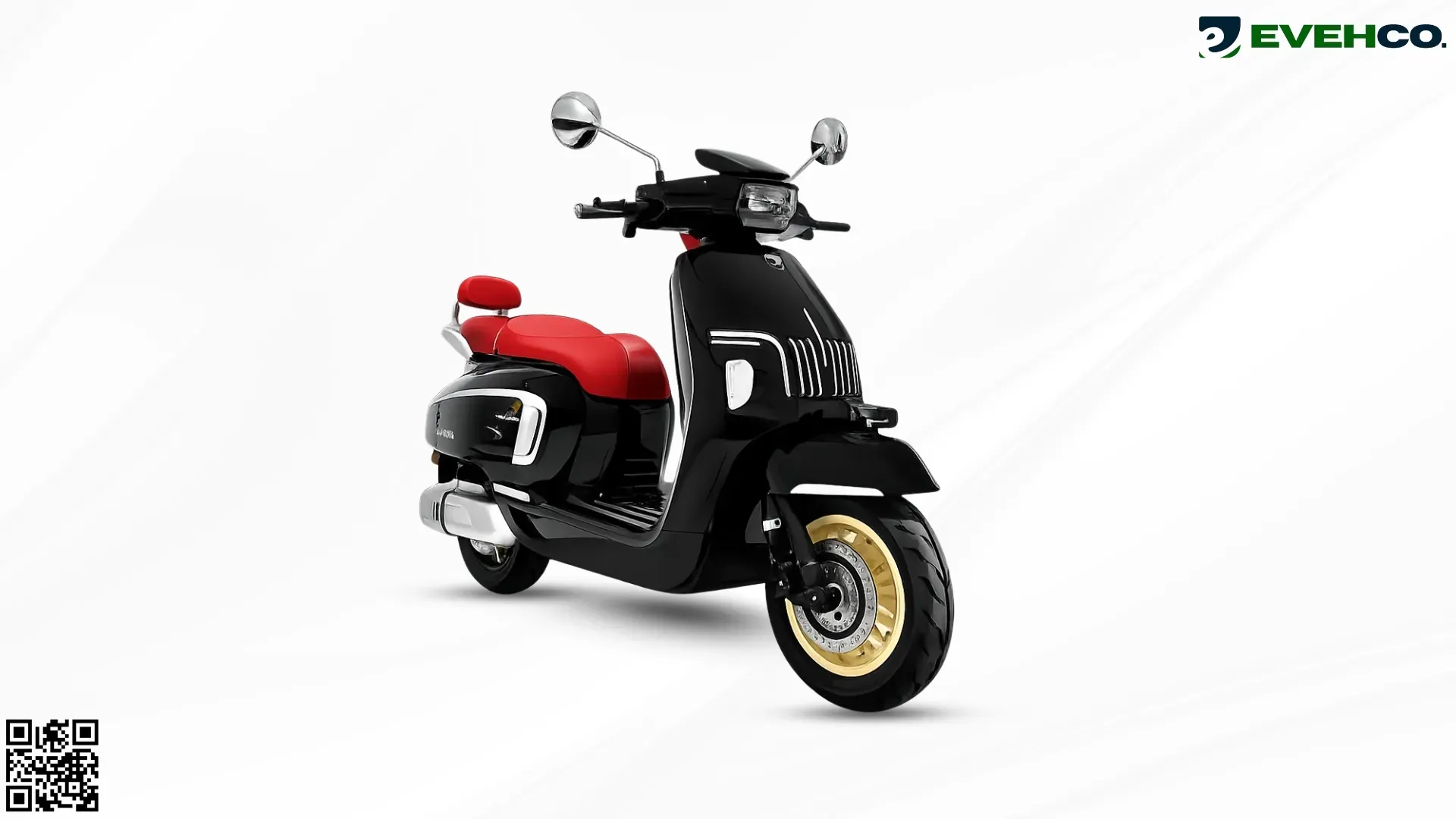 EVEHCO CH-25, front three quarter view, Black