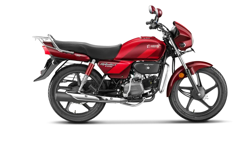 Hero Splendor Plus XTEC 2.0, front three-quarter view