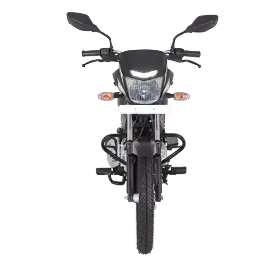 Bajaj Platina 100 ES, front three quarter view, the-bajaj-platina-100-es-model