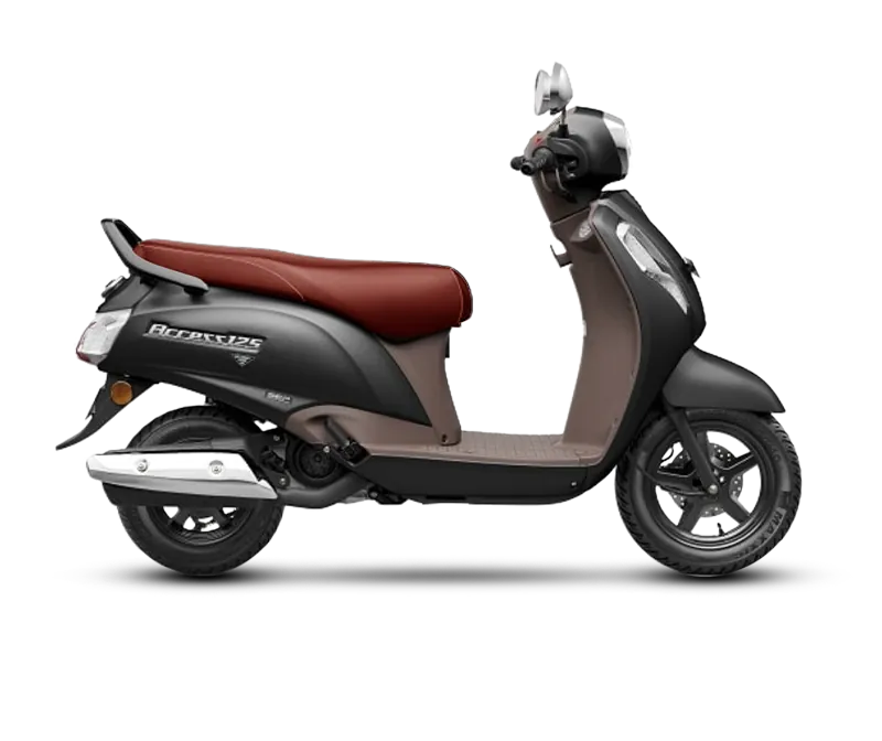 Suzuki Access 125, front three-quarter view