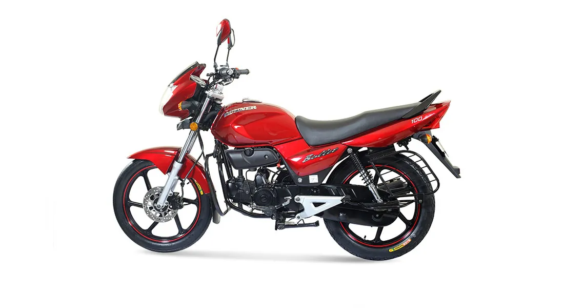 Runner Bullet 100, front three-quarter view