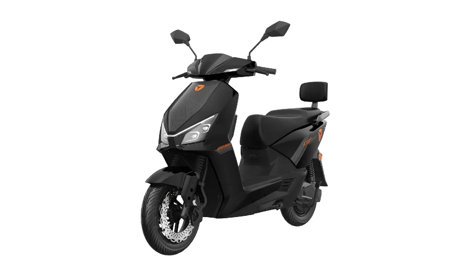 Yadea GT25, front three-quarter view