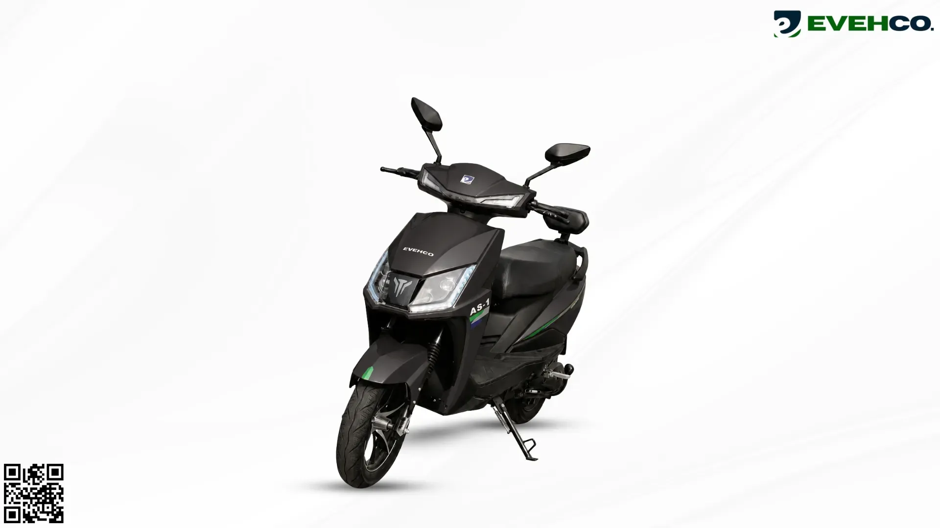 EVEHCO AS-1, front three quarter view, Black