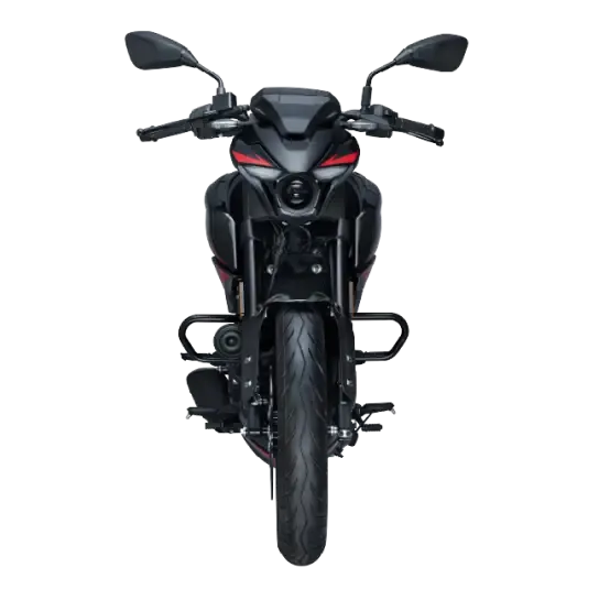 Bajaj Pulsar N250, front three quarter view, caribbean-blue