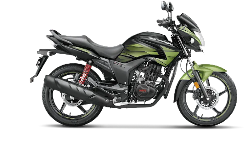 Hero Hunk 150, front three quarter view, Leaf Green